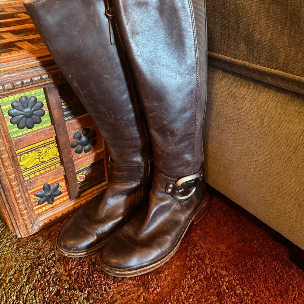 Fossil Brown below knee boot